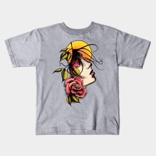 Rose Lady Kids T-Shirt